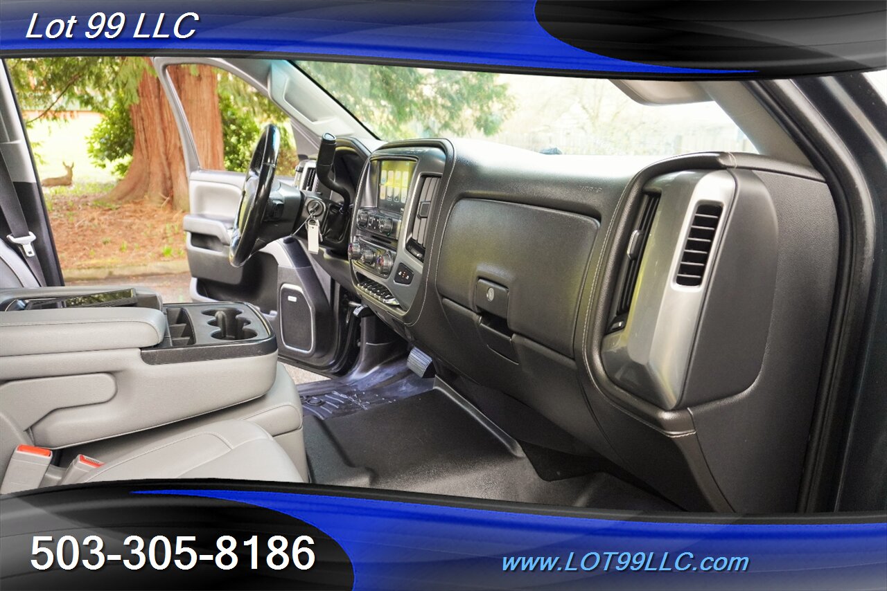 2018 Chevrolet Silverado 3500 LTZ 4X4 Crew Cab 6.6L DURAMAX Heated Leather GPS  Long Bed LIFTED Black Wheels Newer Tires 2 OWNERS - Photo 18 - Milwaukie, OR 97267