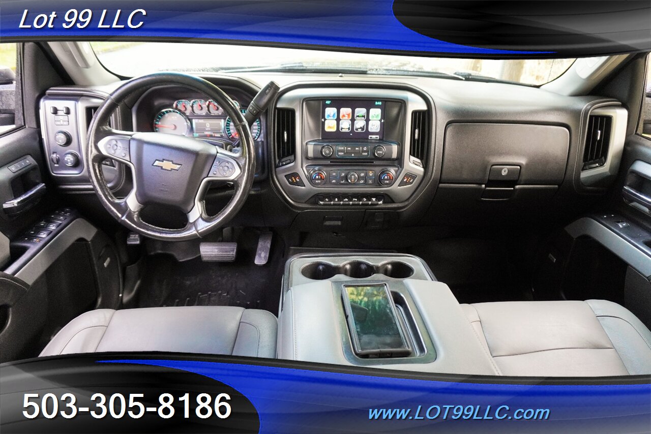 2018 Chevrolet Silverado 3500 LTZ 4X4 Crew Cab 6.6L DURAMAX Heated Leather GPS  Long Bed LIFTED Black Wheels Newer Tires 2 OWNERS - Photo 2 - Milwaukie, OR 97267