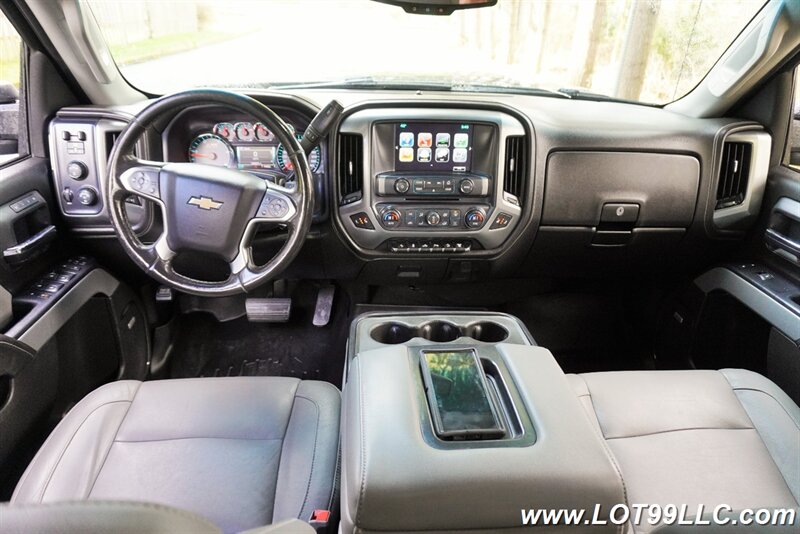 2018 Chevrolet Silverado 3500 LTZ 4X4 Crew Cab 6.6L DURAMAX Heated Leather GPS  Long Bed LIFTED Black Wheels Newer Tires 2 OWNERS