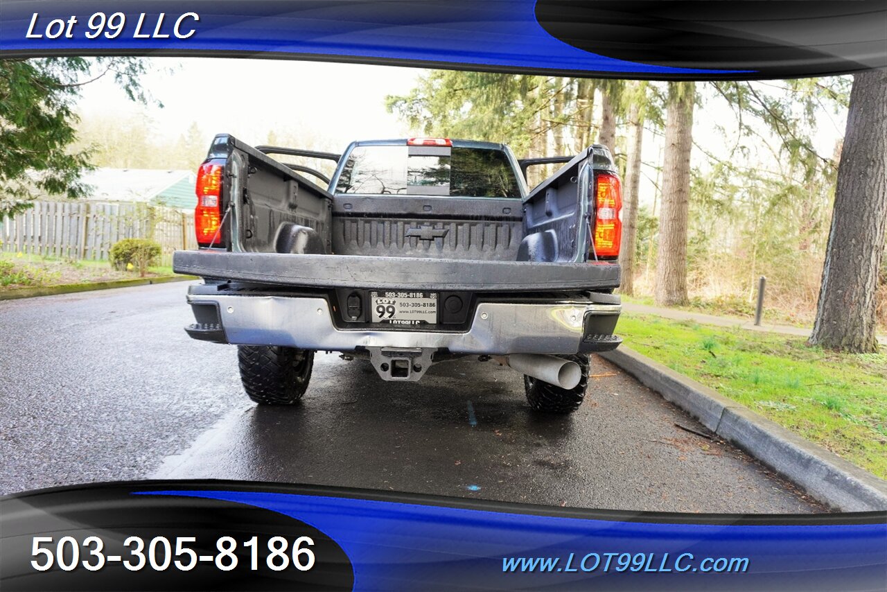 2018 Chevrolet Silverado 3500 LTZ 4X4 Crew Cab 6.6L DURAMAX Heated Leather GPS  Long Bed LIFTED Black Wheels Newer Tires 2 OWNERS - Photo 32 - Milwaukie, OR 97267