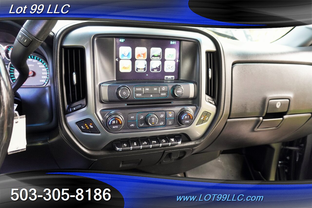 2018 Chevrolet Silverado 3500 LTZ 4X4 Crew Cab 6.6L DURAMAX Heated Leather GPS  Long Bed LIFTED Black Wheels Newer Tires 2 OWNERS - Photo 22 - Milwaukie, OR 97267