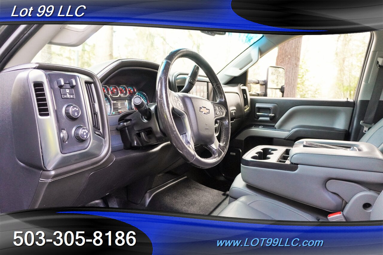 2018 Chevrolet Silverado 3500 LTZ 4X4 Crew Cab 6.6L DURAMAX Heated Leather GPS  Long Bed LIFTED Black Wheels Newer Tires 2 OWNERS - Photo 12 - Milwaukie, OR 97267