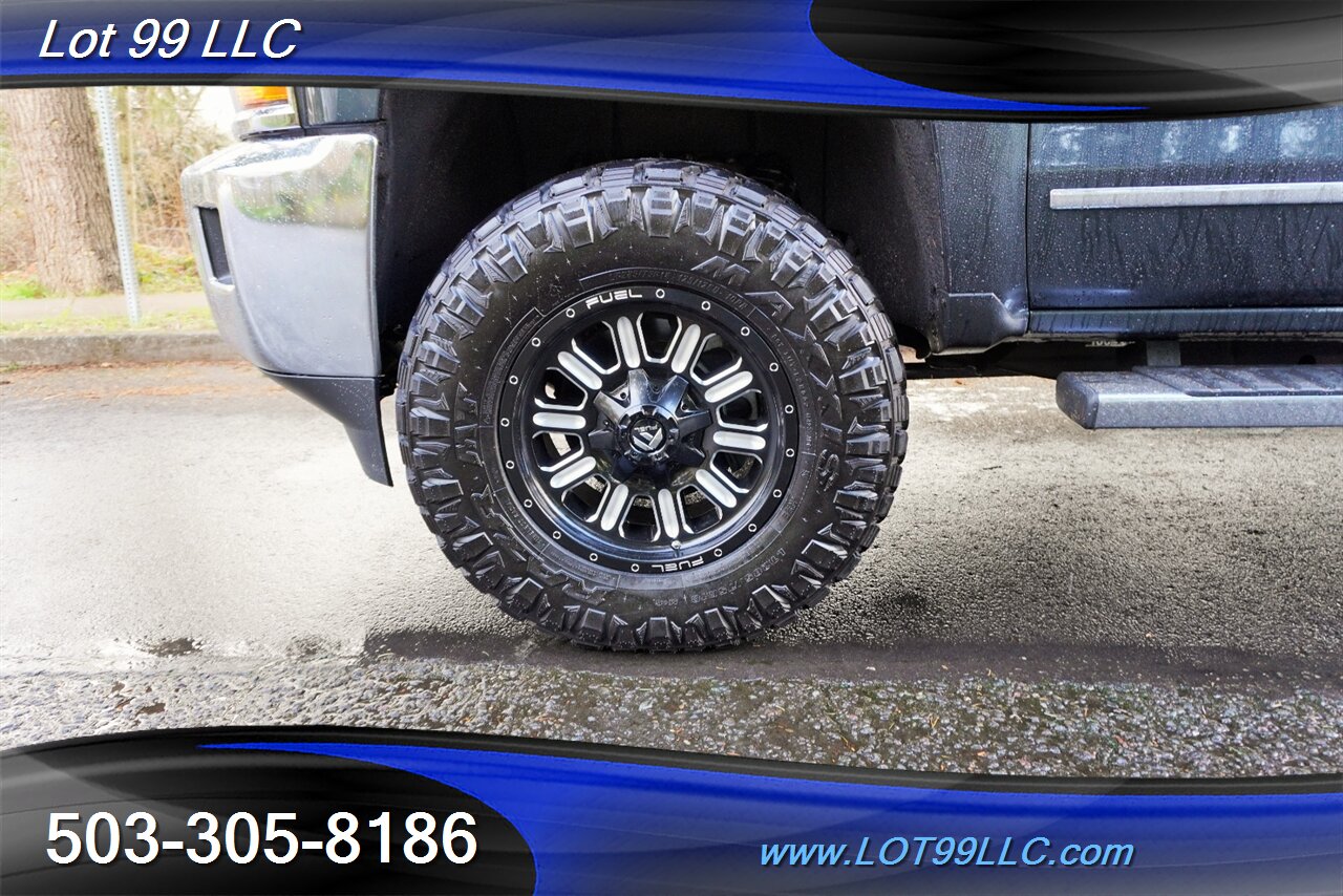 2018 Chevrolet Silverado 3500 LTZ 4X4 Crew Cab 6.6L DURAMAX Heated Leather GPS  Long Bed LIFTED Black Wheels Newer Tires 2 OWNERS - Photo 27 - Milwaukie, OR 97267