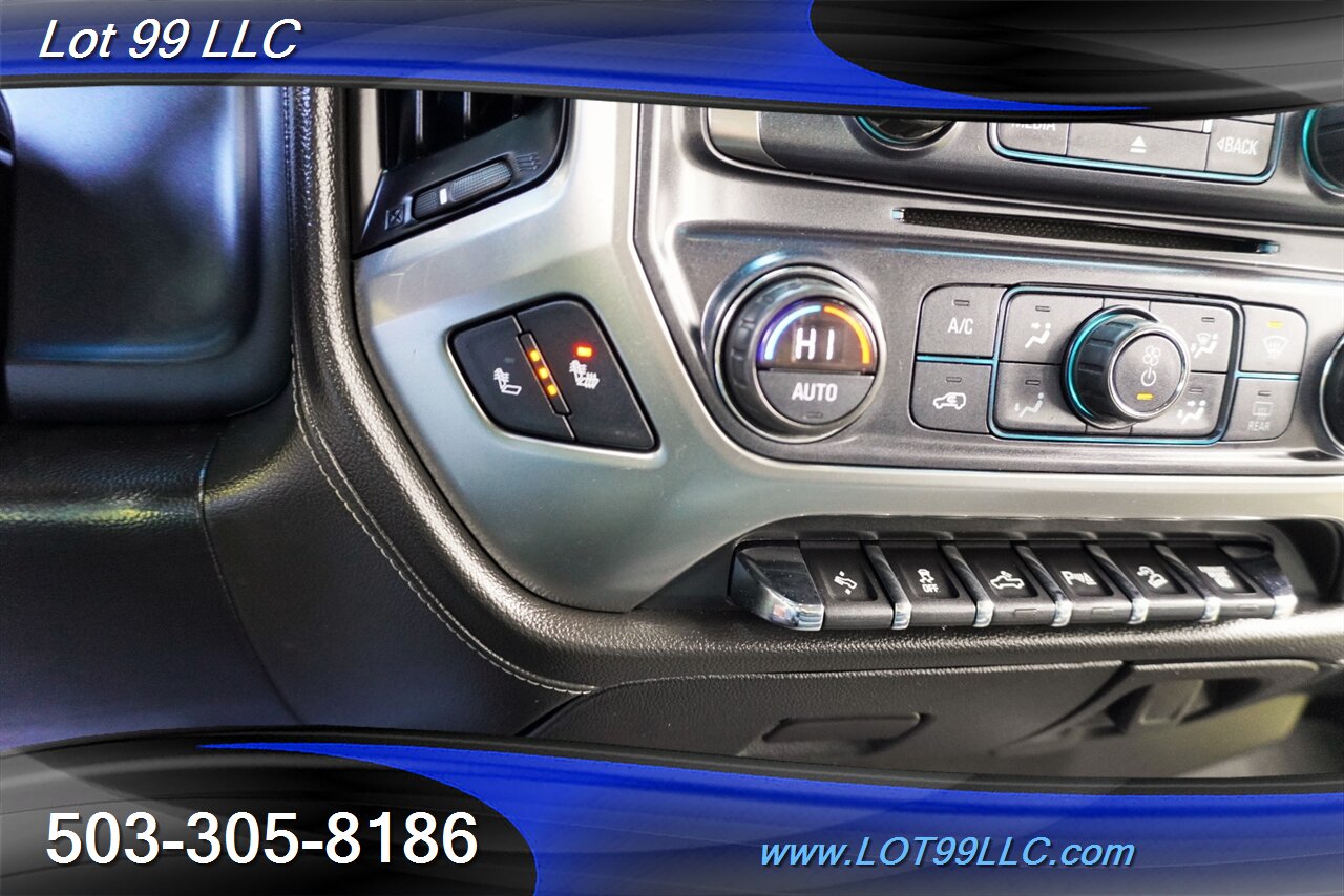 2018 Chevrolet Silverado 3500 LTZ 4X4 Crew Cab 6.6L DURAMAX Heated Leather GPS  Long Bed LIFTED Black Wheels Newer Tires 2 OWNERS - Photo 23 - Milwaukie, OR 97267