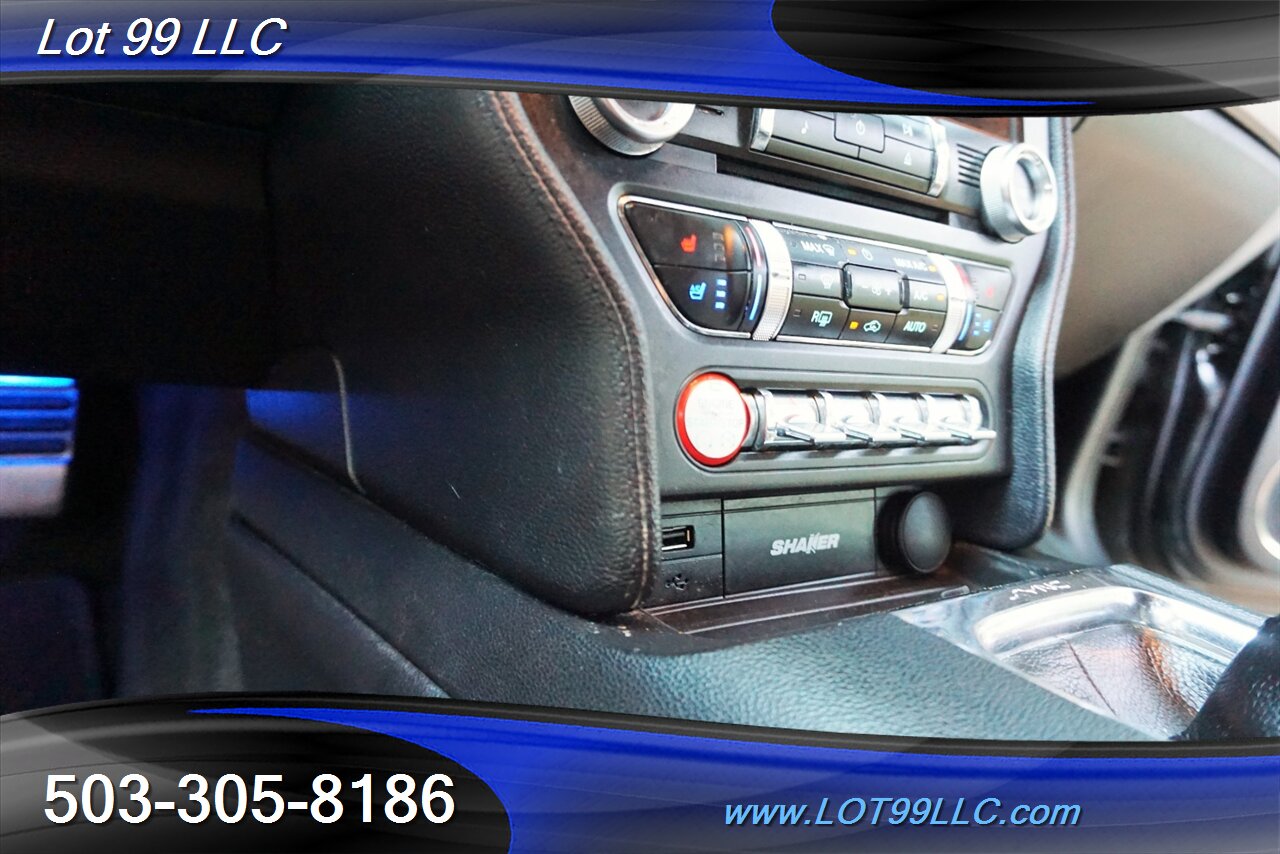 2017 Ford Mustang GT Premium V8 5.0L 6 Speed Manual Leather GPS 20S - Photo 22 - Milwaukie, OR 97267
