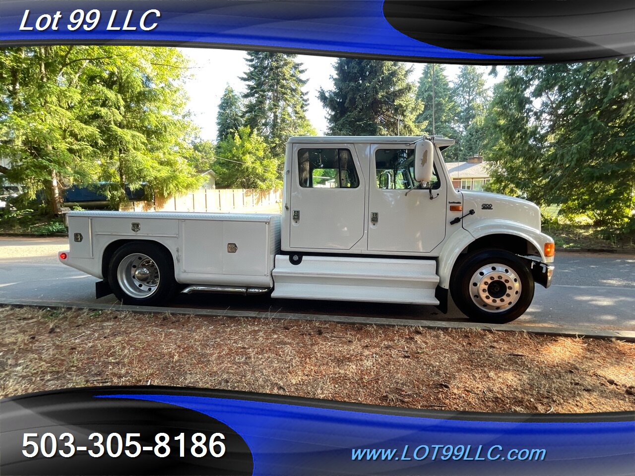 2001 International Harvester 4700 LO-Profile 530 POWER Low Profile Diesel RV 5th Wheel Hauler   - Photo 6 - Milwaukie, OR 97267