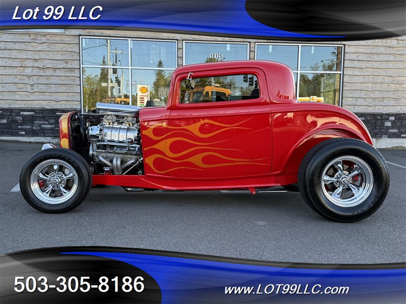 1932 Ford COUPE 350 6-71 BDS Blower Vintage Air AC Suicide Doors  