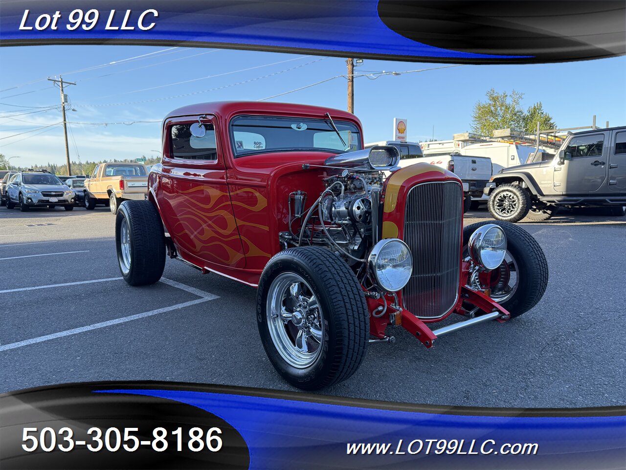 1932 Ford COUPE 350 6-71 BDS Blower Vintage Air AC Suicide Doors - Photo 10 - Milwaukie, OR 97267