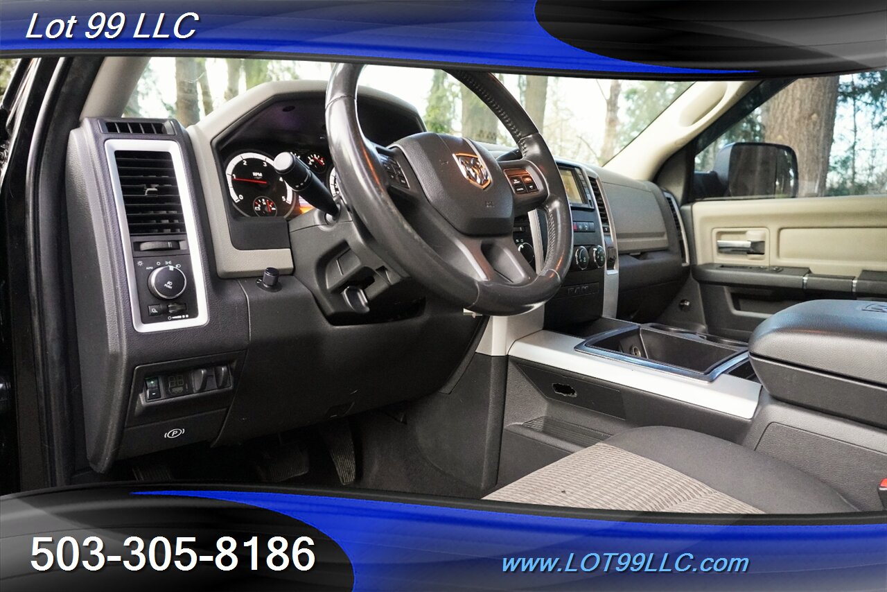 2012 RAM 3500 Mega Cab SLT 4X4 6.7L Cummins Diesel Black Wheels  NEW TIRES - Photo 12 - Milwaukie, OR 97267