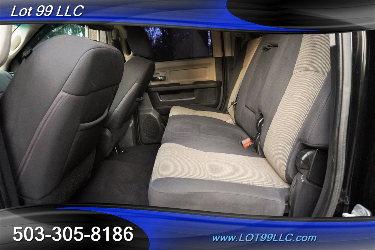 2012 RAM 3500 Mega Cab SLT 4X4 6.7L Cummins Diesel Black Wheels  NEW TIRES - Photo 14 - Milwaukie, OR 97267