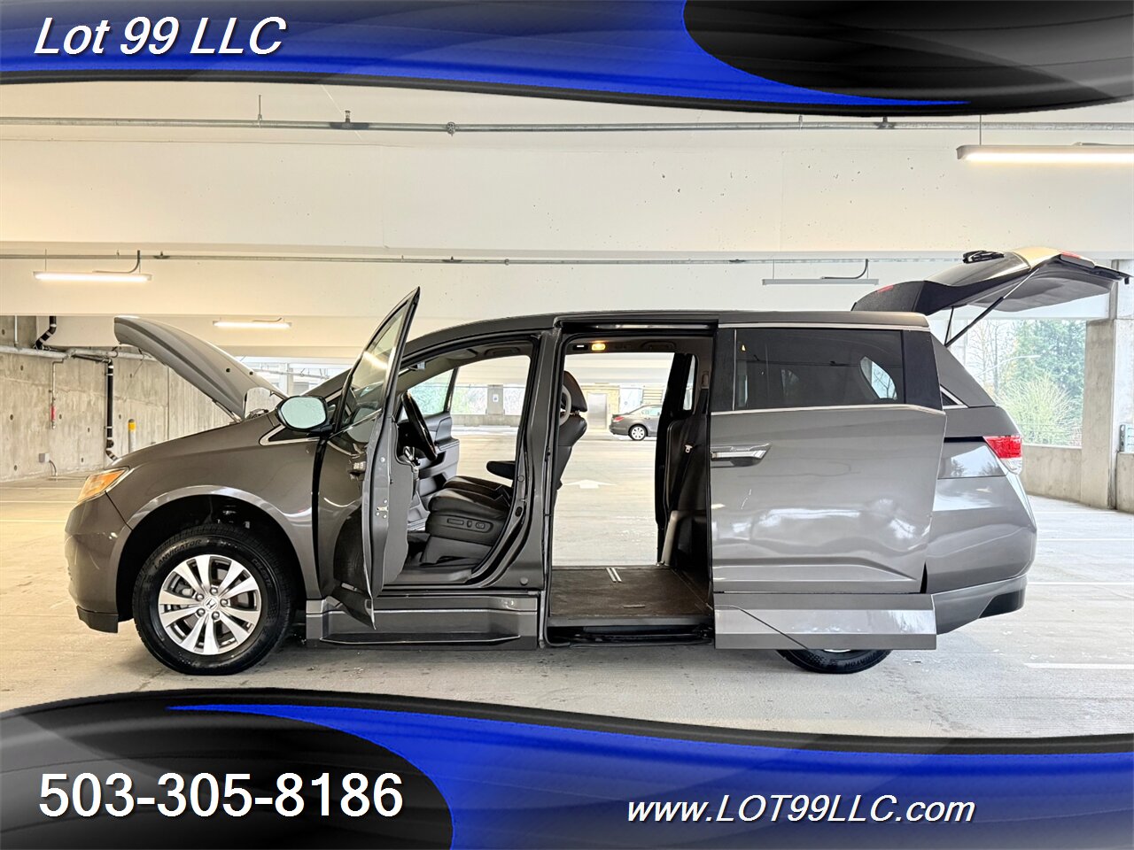 2014 Honda Odyssey EX-L * WHEELCHAIR VAN ** 115k Leather 30 "Side Ramp  30 " Side Ramp Kneeling NEW TIRES - Photo 42 - Milwaukie, OR 97267