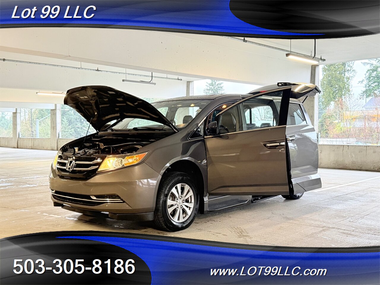 2014 Honda Odyssey EX-L * WHEELCHAIR VAN ** 115k Leather 30 "Side Ramp  30 " Side Ramp Kneeling NEW TIRES - Photo 45 - Milwaukie, OR 97267
