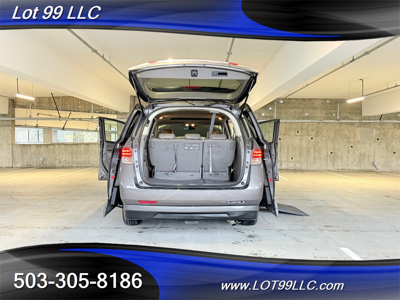 2014 Honda Odyssey EX-L * WHEELCHAIR VAN ** 115k Leather 30 "Side Ramp  30 " Side Ramp Kneeling NEW TIRES - Photo 12 - Milwaukie, OR 97267