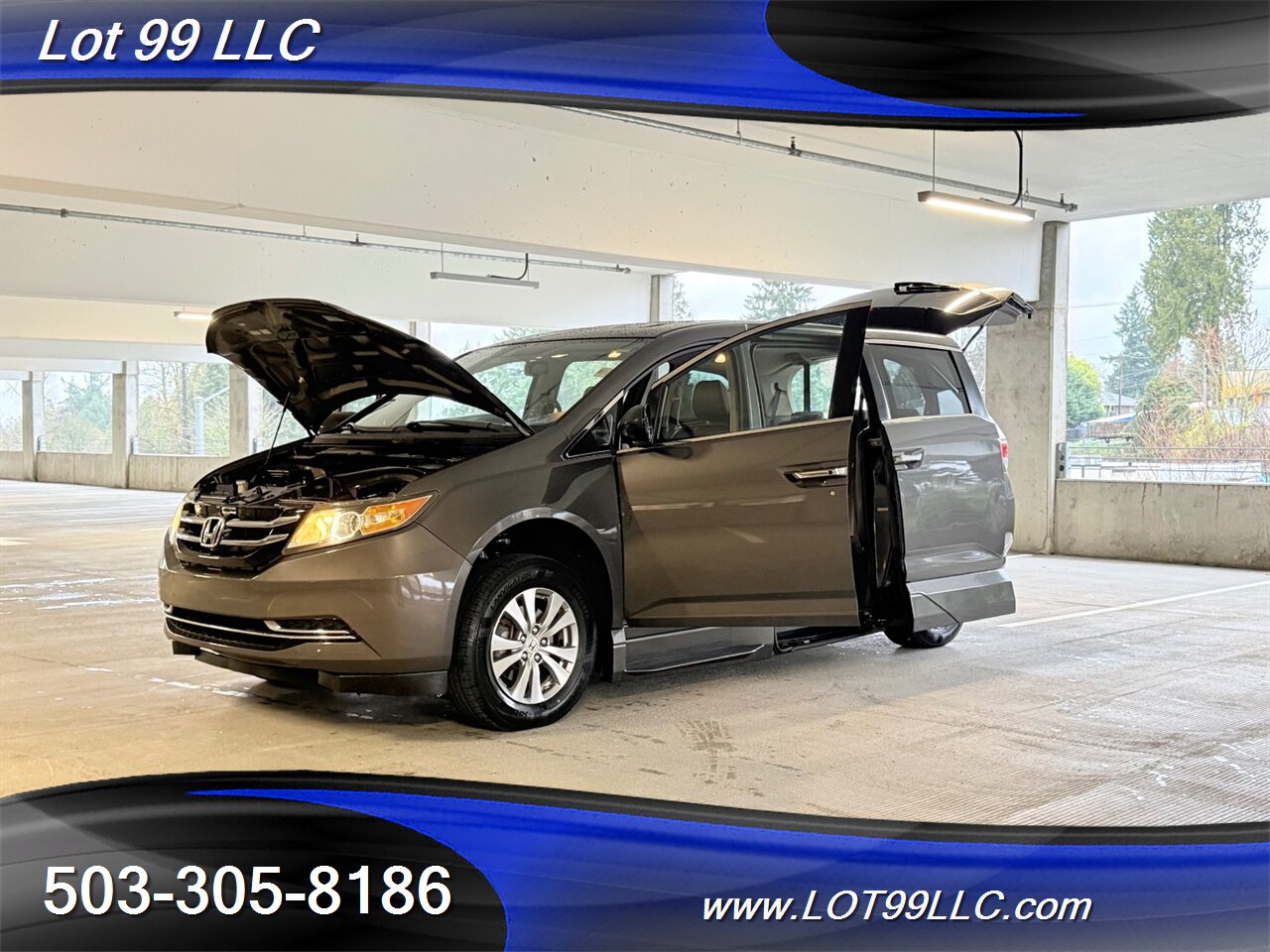 2014 Honda Odyssey EX-L * WHEELCHAIR VAN ** 115k Leather 30 "Side Ramp  30 " Side Ramp Kneeling NEW TIRES - Photo 46 - Milwaukie, OR 97267