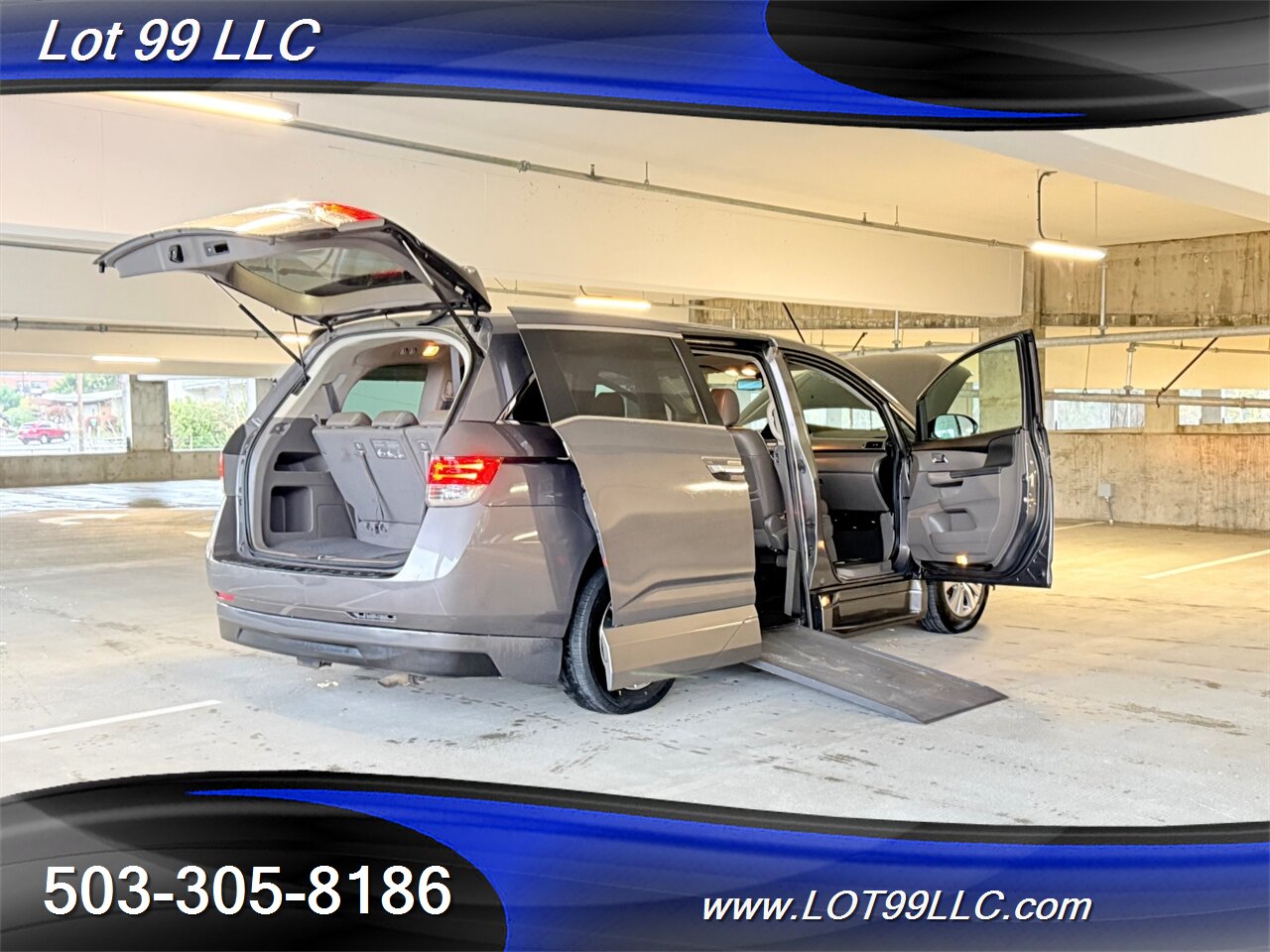 2014 Honda Odyssey EX-L * WHEELCHAIR VAN ** 115k Leather 30 "Side Ramp  30 " Side Ramp Kneeling NEW TIRES - Photo 55 - Milwaukie, OR 97267