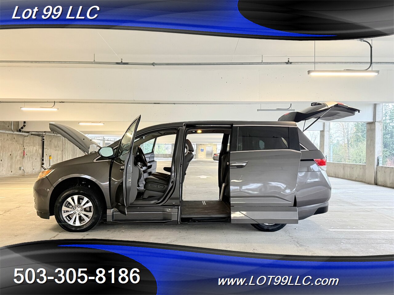 2014 Honda Odyssey EX-L * WHEELCHAIR VAN ** 115k Leather 30 "Side Ramp  30 " Side Ramp Kneeling NEW TIRES - Photo 47 - Milwaukie, OR 97267