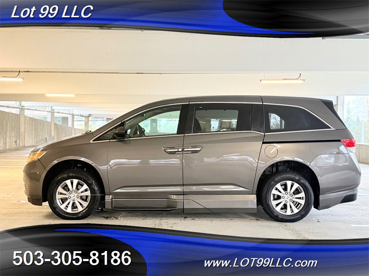2014 Honda Odyssey EX-L * WHEELCHAIR VAN ** 115k Leather 30 "Side Ramp  30 " Side Ramp Kneeling NEW TIRES - Photo 2 - Milwaukie, OR 97267