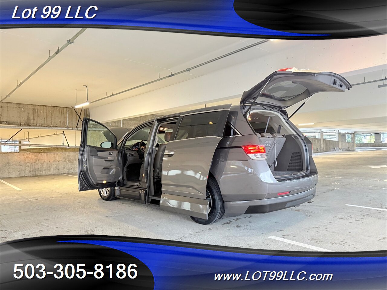 2014 Honda Odyssey EX-L * WHEELCHAIR VAN ** 115k Leather 30 "Side Ramp  30 " Side Ramp Kneeling NEW TIRES - Photo 59 - Milwaukie, OR 97267