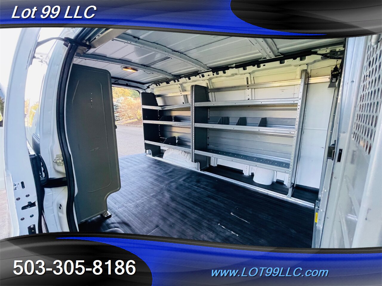 2014 Chevrolet Express 2500 Cargo Van Bulk Head Shelves Ladder Rack   - Photo 24 - Milwaukie, OR 97267