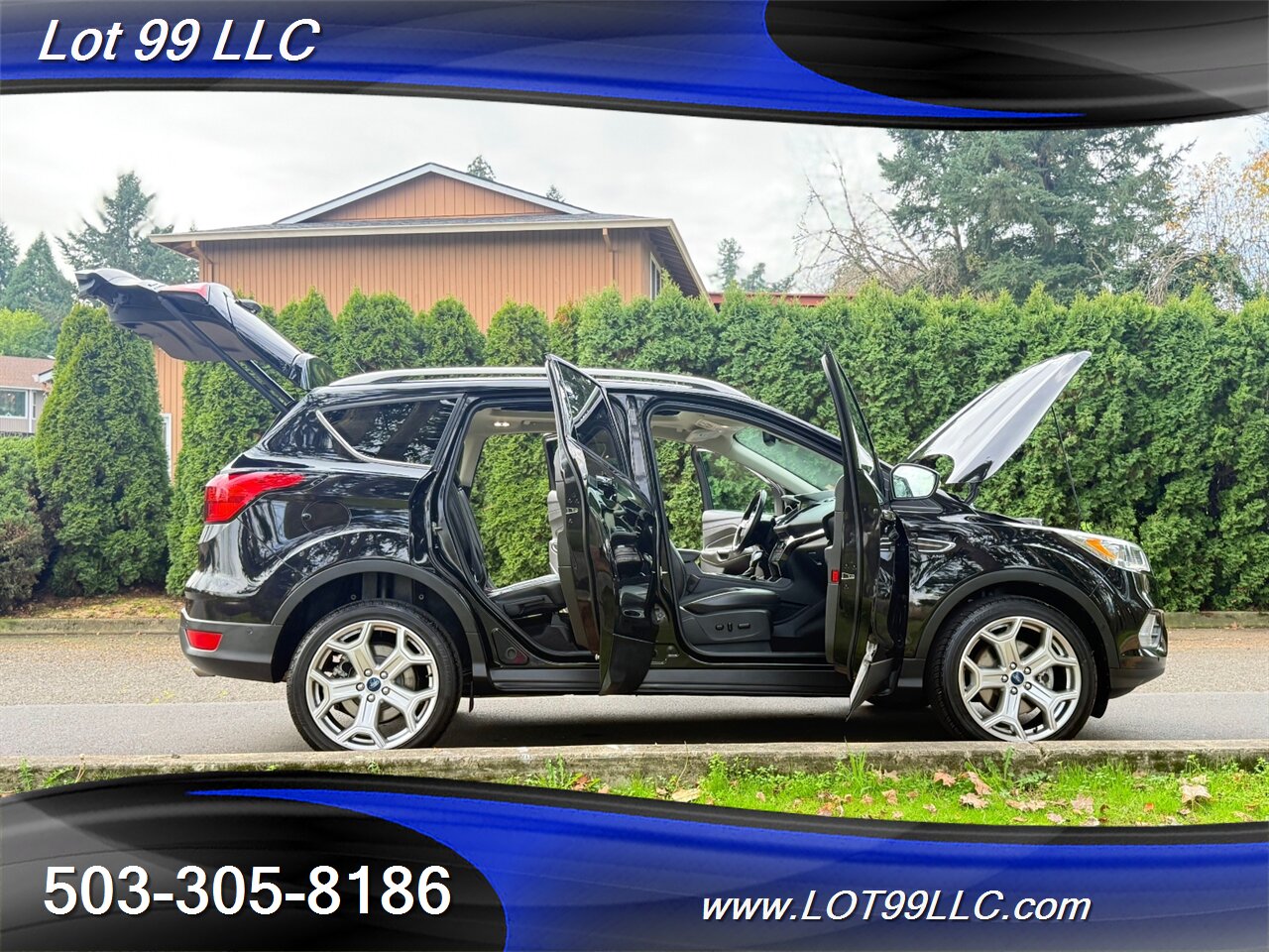 2019 Ford Escape Titanium AWD 113k NEW TIRES Htd Leather Pano Navi  Backup Camera Parking Sensors 27MPG - Photo 51 - Milwaukie, OR 97267