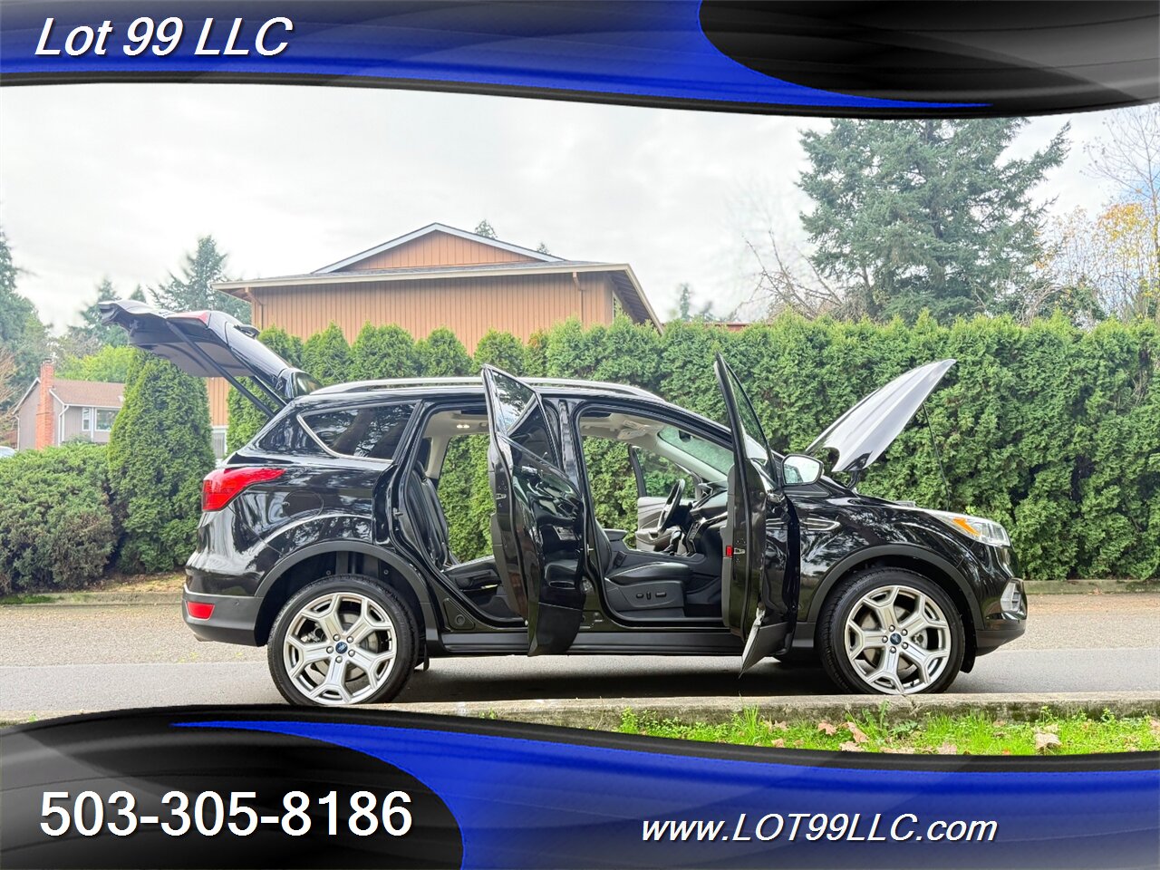 2019 Ford Escape Titanium AWD 113k NEW TIRES Htd Leather Pano Navi  Backup Camera Parking Sensors 27MPG - Photo 52 - Milwaukie, OR 97267