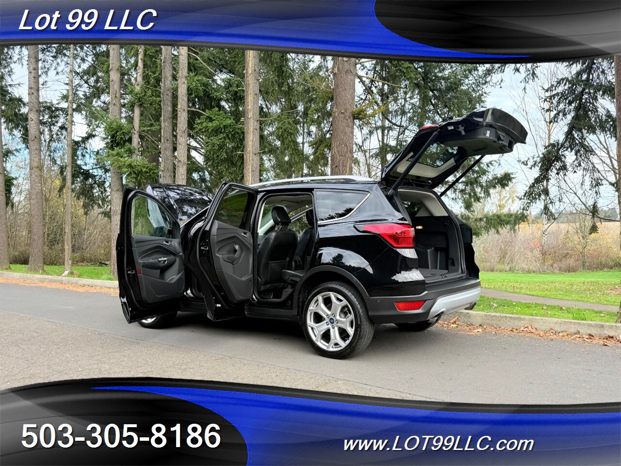 2019 Ford Escape Titanium AWD 113k NEW TIRES Htd Leather Pano Navi  Backup Camera Parking Sensors 27MPG - Photo 61 - Milwaukie, OR 97267