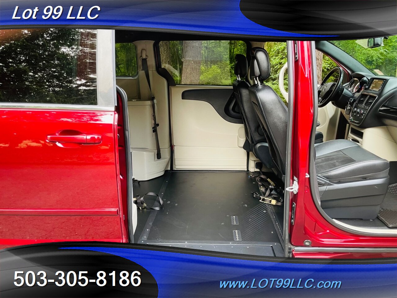 2017 Dodge Grand Caravan Wheel Chair Van 26k Leather DVD Lowered Floor   - Photo 18 - Milwaukie, OR 97267