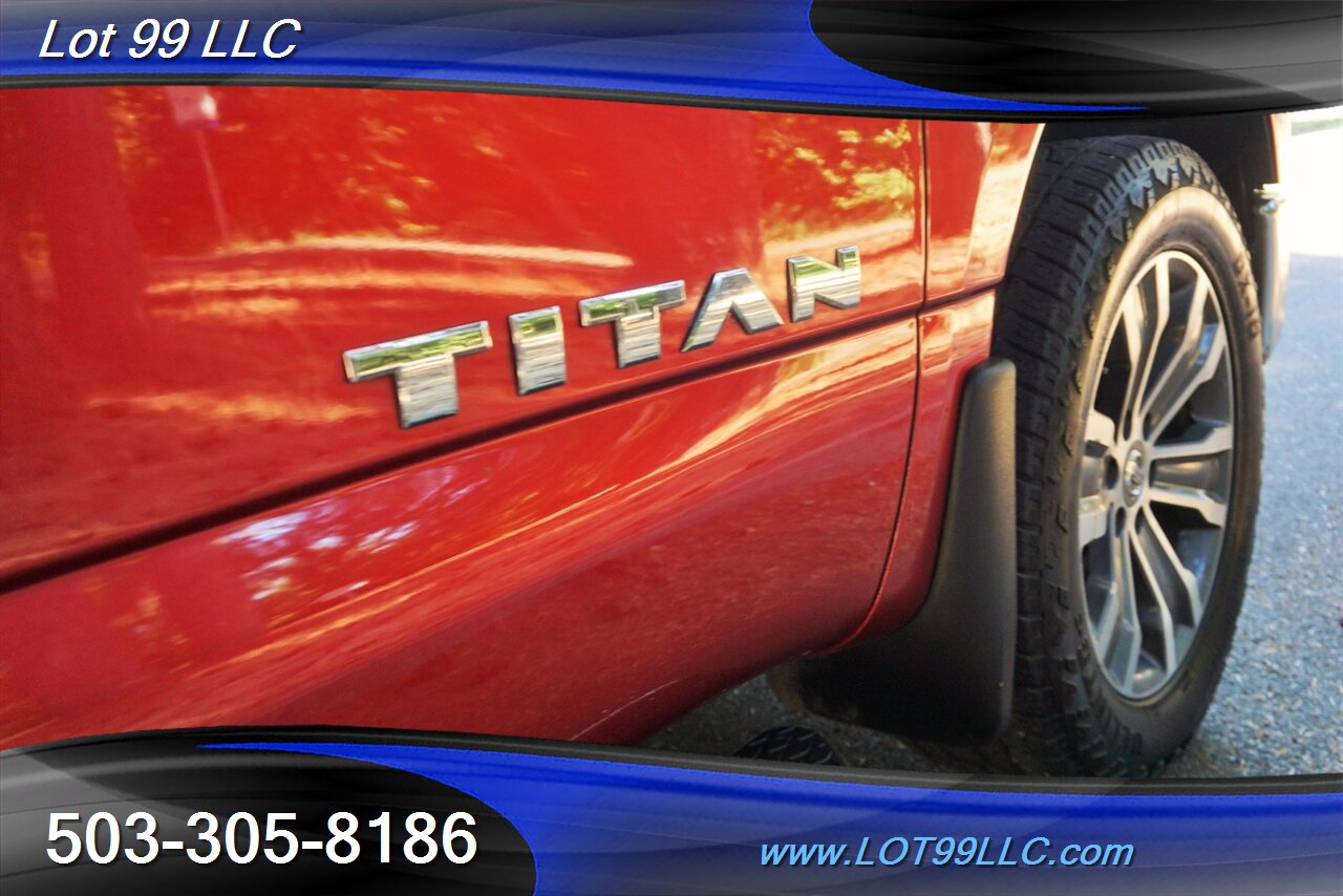 2017 Nissan Titan SL 4X4 V8 5,6L Auto Heated Leather GPS 2 OWNERS   - Photo 37 - Milwaukie, OR 97267