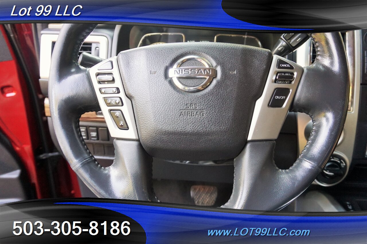2017 Nissan Titan SL 4X4 V8 5,6L Auto Heated Leather GPS 2 OWNERS   - Photo 23 - Milwaukie, OR 97267