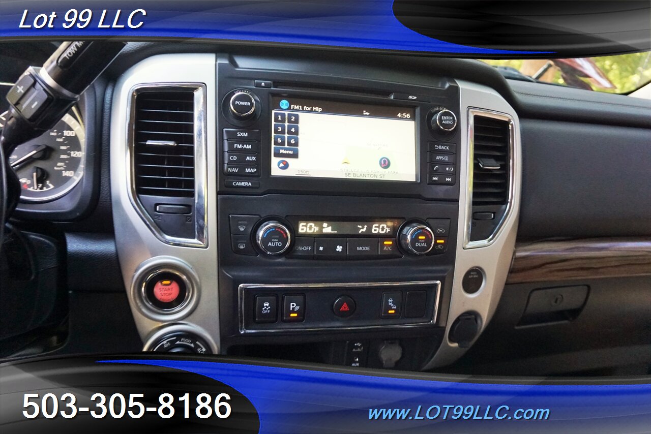 2017 Nissan Titan SL 4X4 V8 5,6L Auto Heated Leather GPS 2 OWNERS   - Photo 24 - Milwaukie, OR 97267