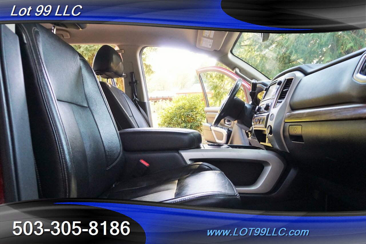2017 Nissan Titan SL 4X4 V8 5,6L Auto Heated Leather GPS 2 OWNERS   - Photo 19 - Milwaukie, OR 97267