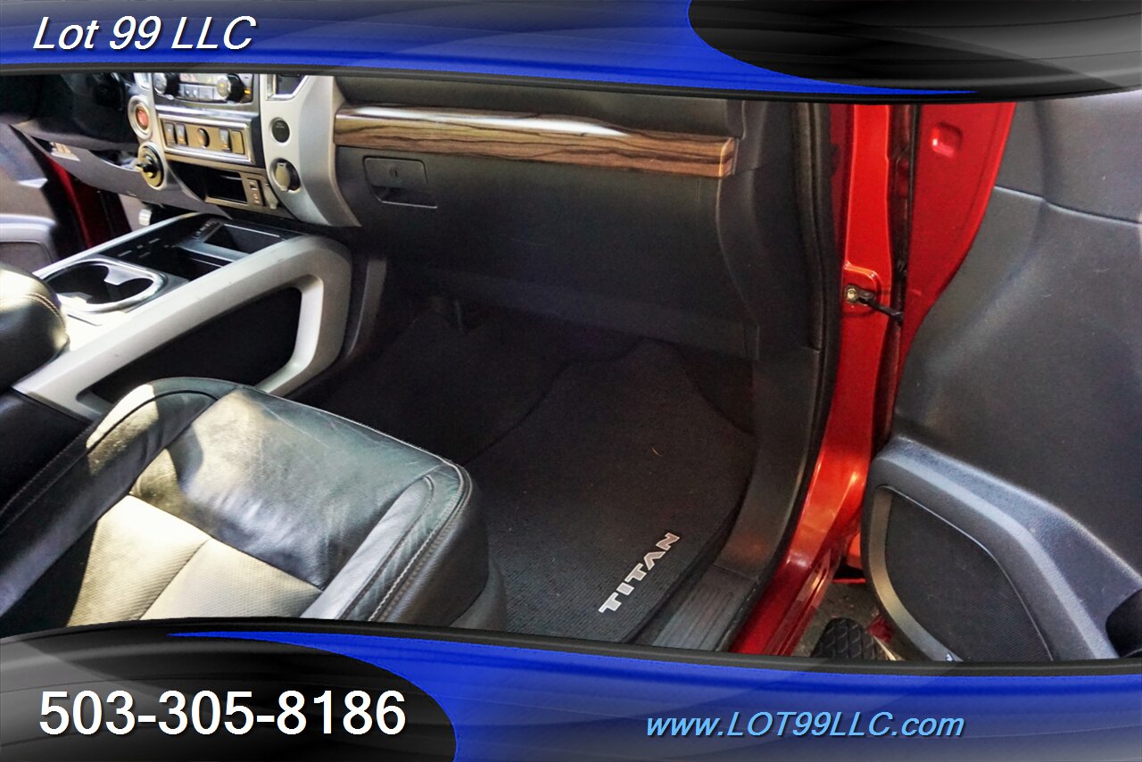 2017 Nissan Titan SL 4X4 V8 5,6L Auto Heated Leather GPS 2 OWNERS   - Photo 35 - Milwaukie, OR 97267