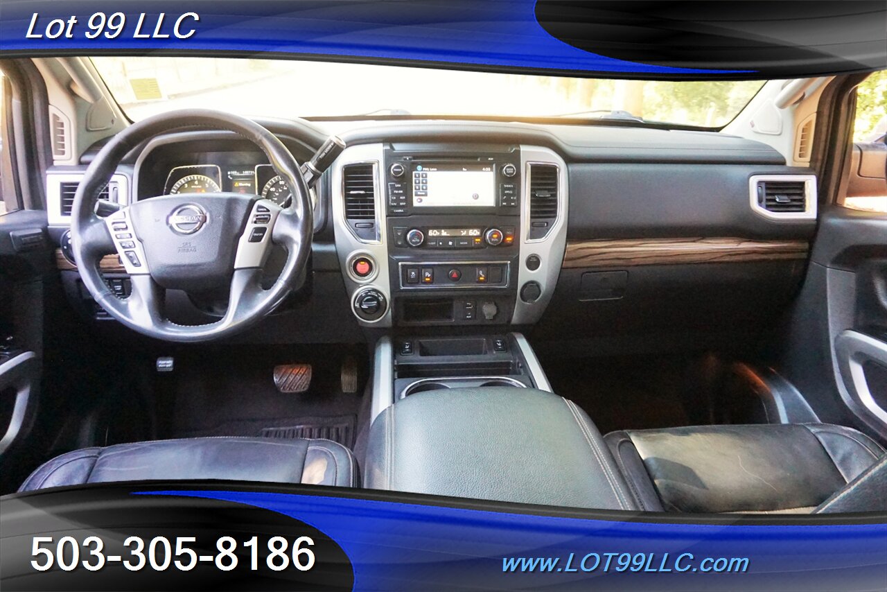 2017 Nissan Titan SL 4X4 V8 5,6L Auto Heated Leather GPS 2 OWNERS   - Photo 2 - Milwaukie, OR 97267