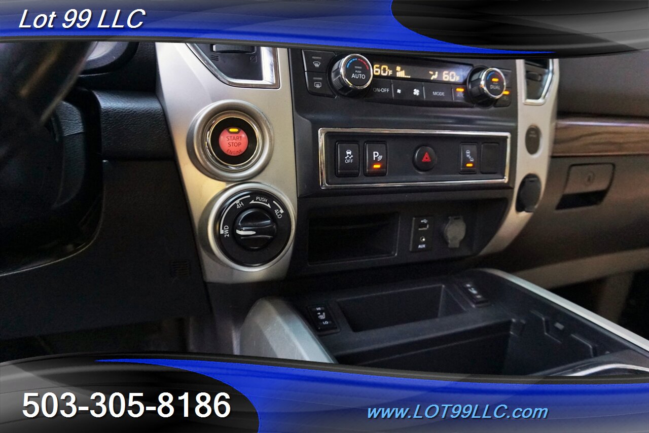 2017 Nissan Titan SL 4X4 V8 5,6L Auto Heated Leather GPS 2 OWNERS   - Photo 25 - Milwaukie, OR 97267