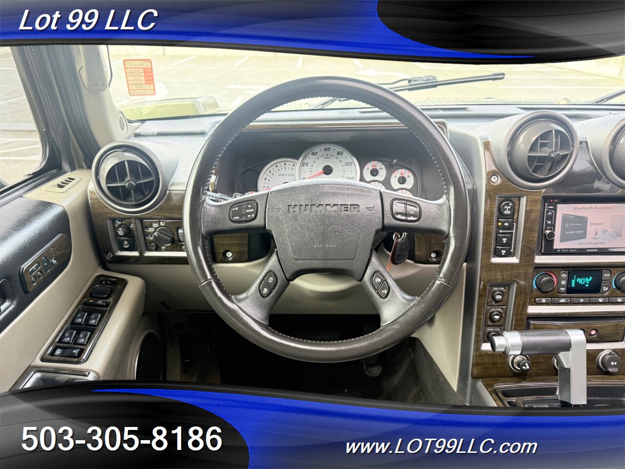 2003 Hummer H2 Lux Series 4x4 * Only 55k Miles * Lifted NEW 37 " 6.0 V8 Tires F&R Heated Leather Moon Roof - Photo 10 - Milwaukie, OR 97267