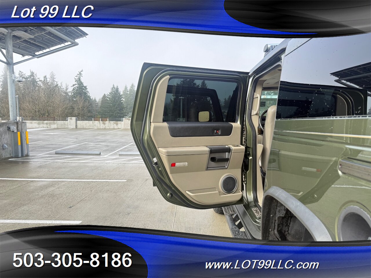 2003 Hummer H2 Lux Series 4x4 * Only 55k Miles * Lifted NEW 37 " 6.0 V8 Tires F&R Heated Leather Moon Roof - Photo 41 - Milwaukie, OR 97267