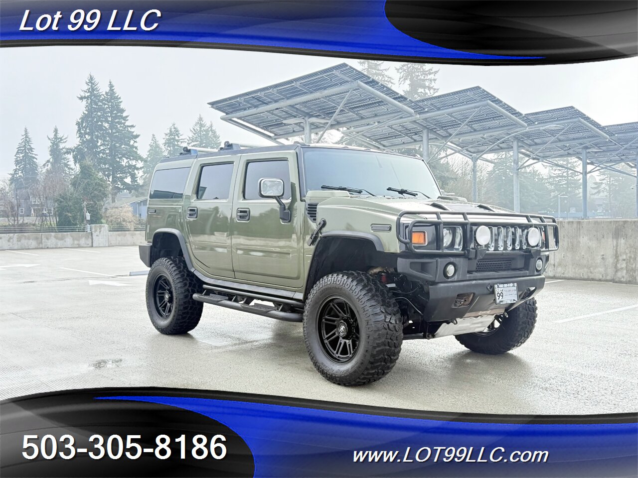 2003 Hummer H2 Lux Series 4x4 * Only 55k Miles * Lifted NEW 37 " 6.0 V8 Tires F&R Heated Leather Moon Roof - Photo 4 - Milwaukie, OR 97267