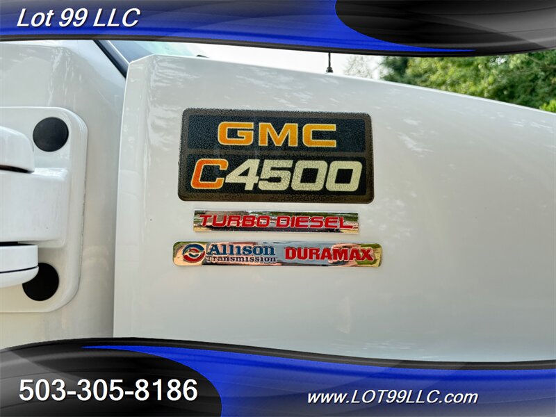 2009 GMC 4500 TOPKICK 55k Sportchassis Duramax Diesel Htd Leather  