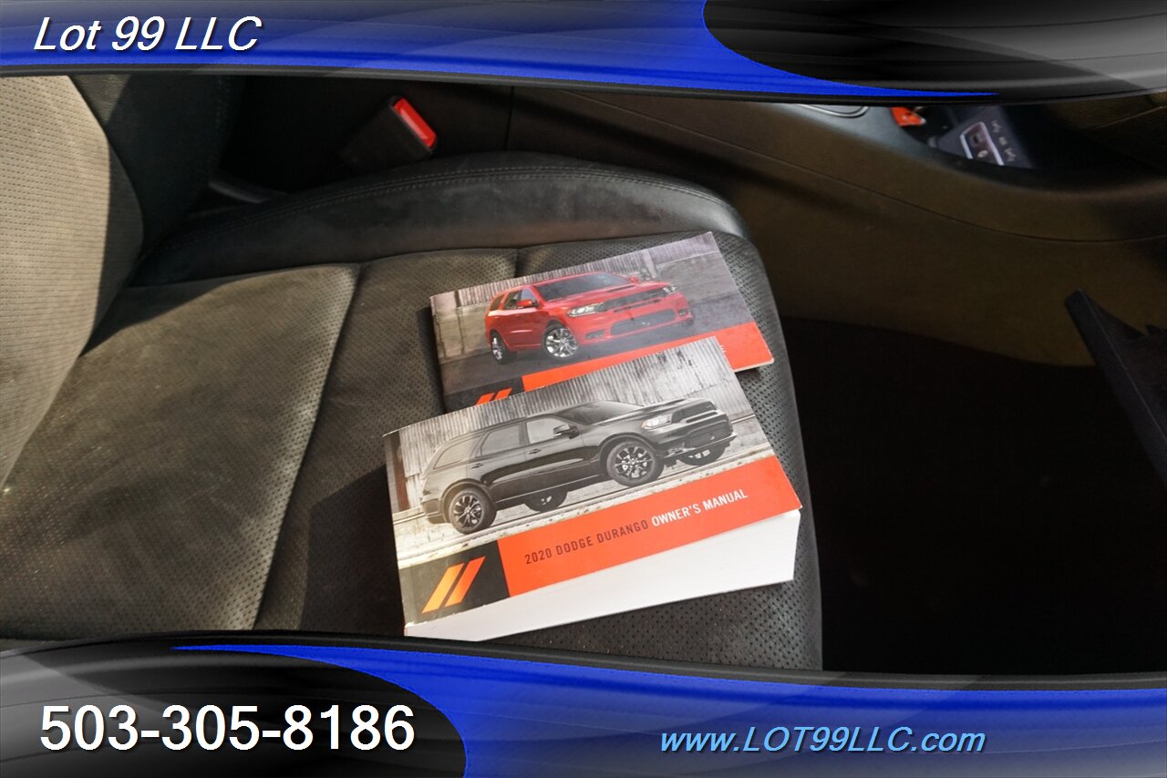 2020 Dodge Durango R/T AWD V8 MENI Heated Leather Moon Roof 3 ROW   - Photo 40 - Milwaukie, OR 97267