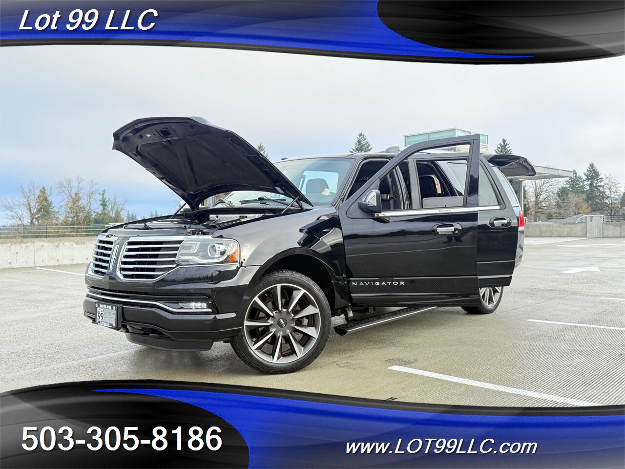 2016 Lincoln Navigator L Reserve 4x4 105k Miles NEW TIRES Htd Cld Leather Navi Cam Headrest DVD'S Moon Roof - Photo 41 - Milwaukie, OR 97267