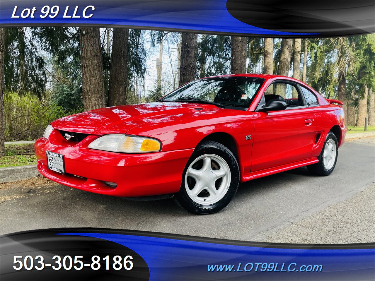 1995 Ford Mustang GT **54k Miles** 1-Owner 5.0L V8 Leather NEW TIRES   - Photo 2 - Milwaukie, OR 97267