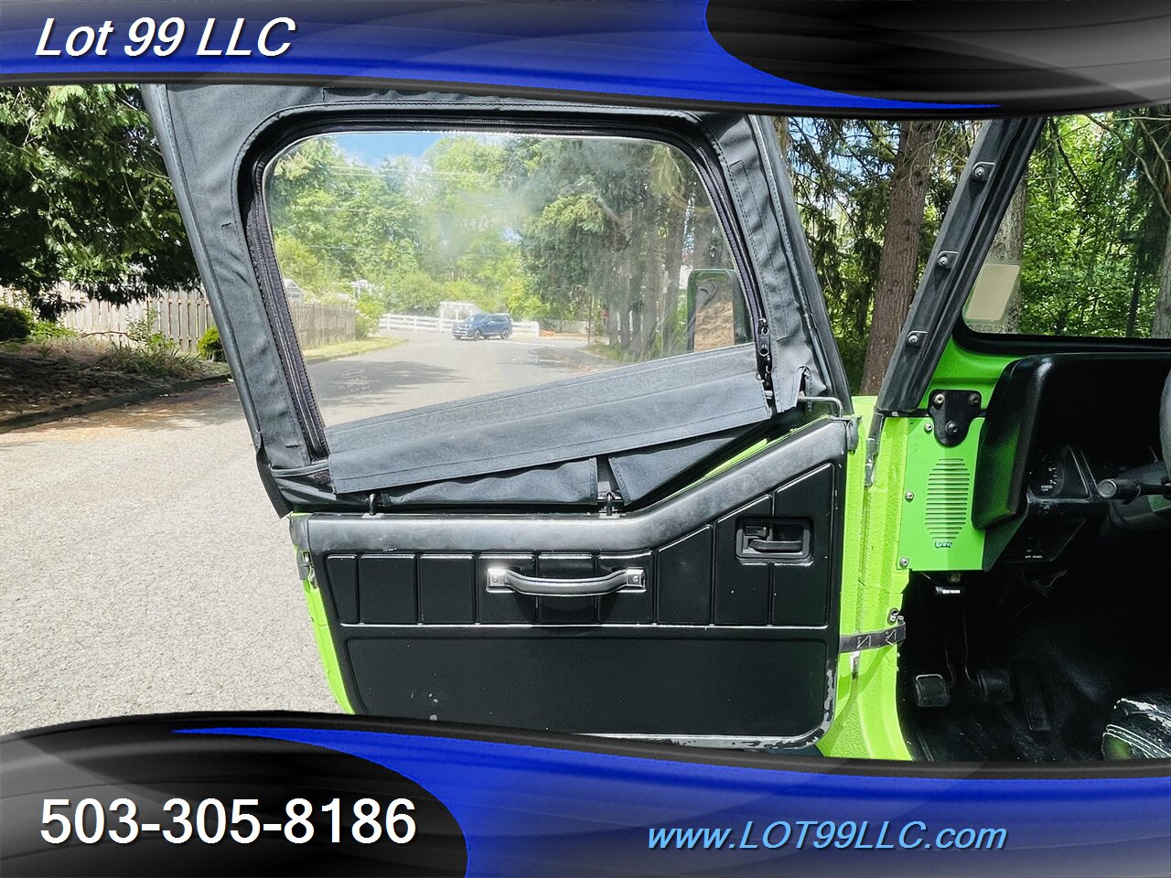 1992 Jeep Wrangler 4x4 *Lime Green Body Armour* Winch NEW TIRES Top   - Photo 6 - Milwaukie, OR 97267