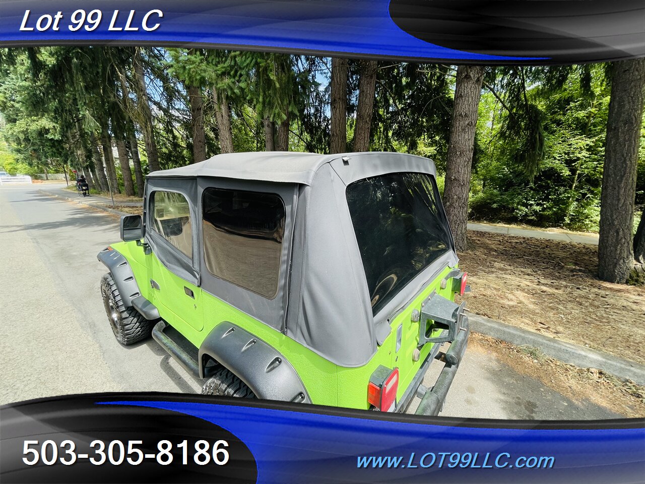 1992 Jeep Wrangler 4x4 *Lime Green Body Armour* Winch NEW TIRES Top   - Photo 40 - Milwaukie, OR 97267