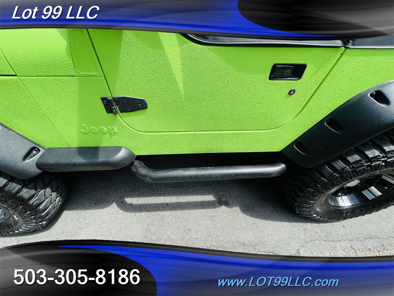 1992 Jeep Wrangler 4x4 *Lime Green Body Armour* Winch NEW TIRES Top   - Photo 39 - Milwaukie, OR 97267
