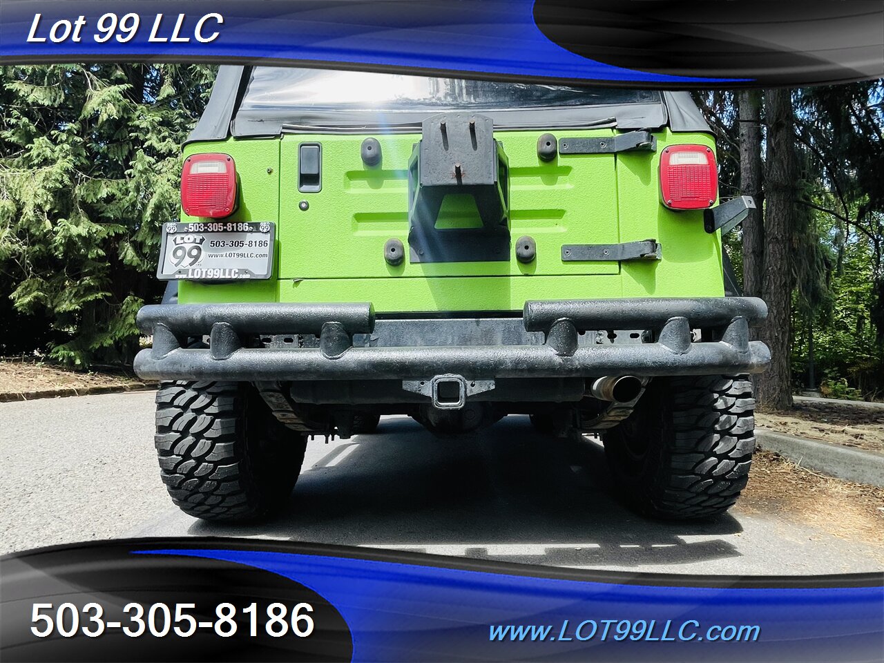 1992 Jeep Wrangler 4x4 *Lime Green Body Armour* Winch NEW TIRES Top   - Photo 42 - Milwaukie, OR 97267