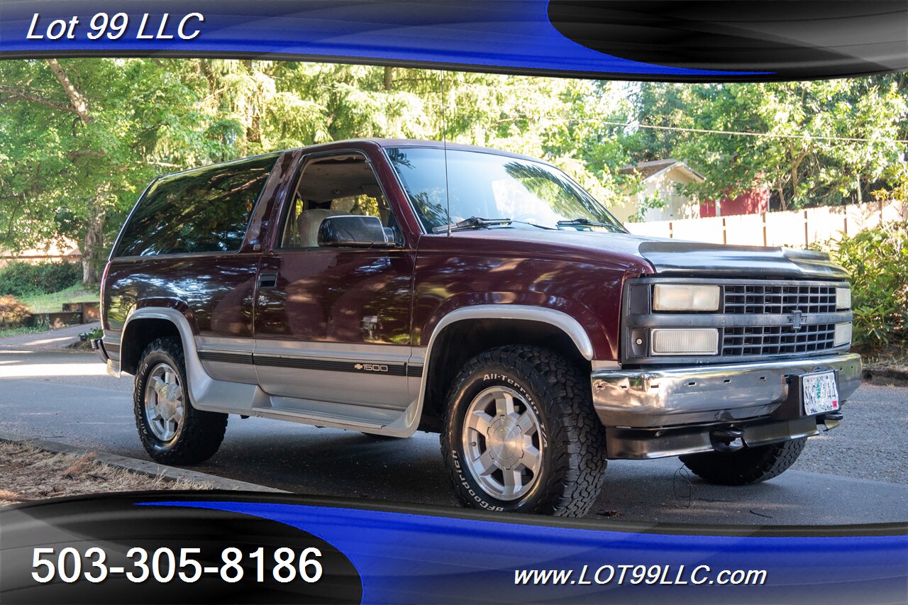 1992 Chevrolet Blazer 2 Door 4x4 K5 Blazer Silverado - Photo 5 - Milwaukie, OR 97267