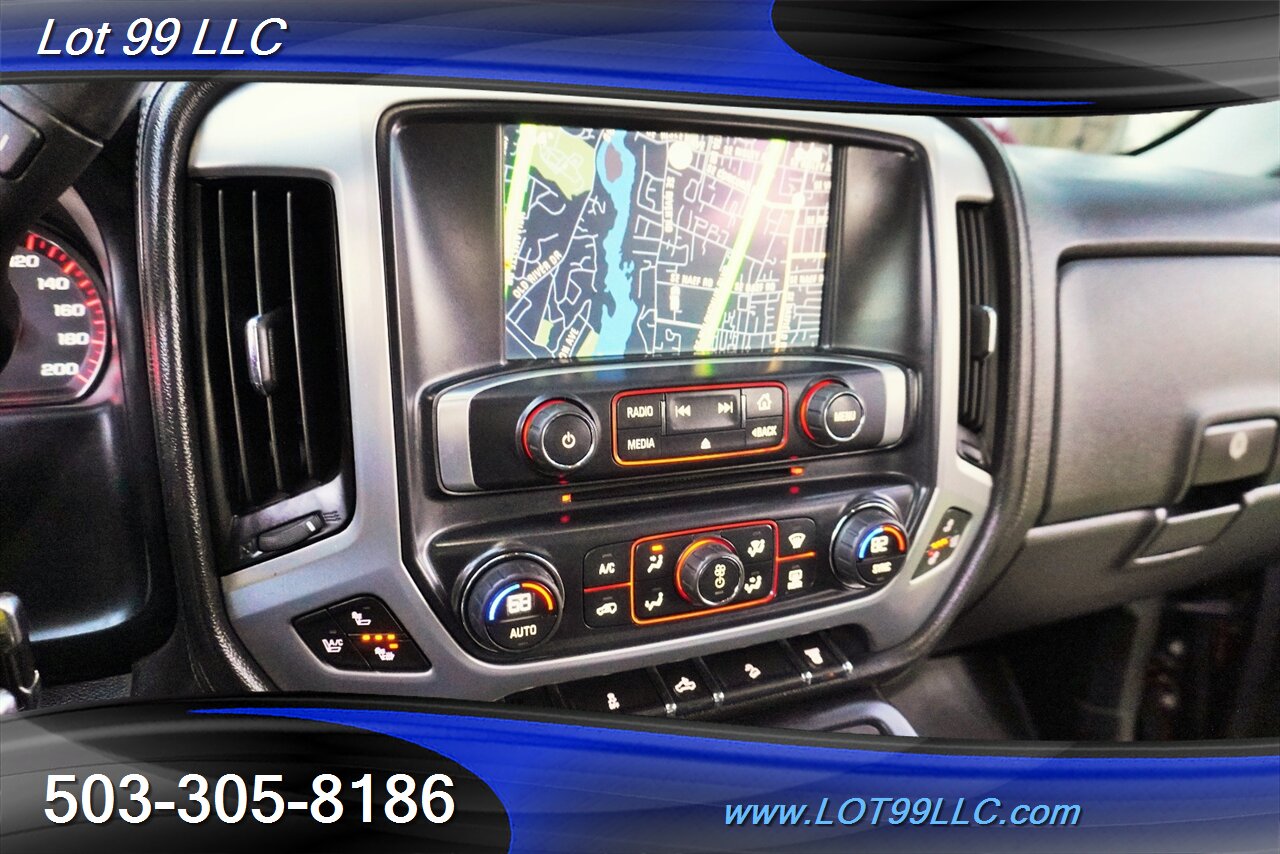 2015 GMC Sierra 2500HD SLT 4X4 6.6L Duramax Heated AC Leather LONG BED  Lifted Fuel Wheels BFG Tires Tinted Windows 2 OWNERS - Photo 20 - Milwaukie, OR 97267