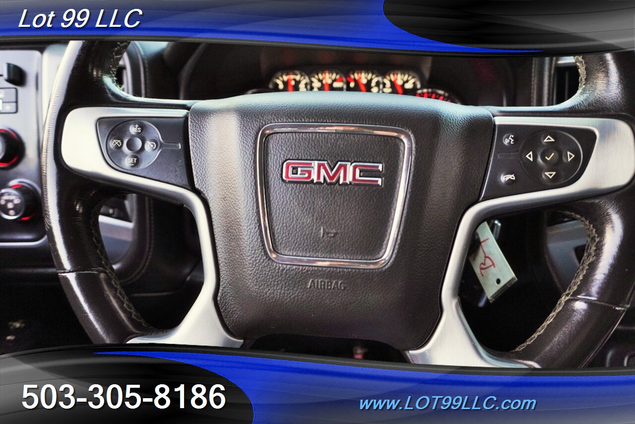 2015 GMC Sierra 2500HD SLT 4X4 6.6L Duramax Heated AC Leather LONG BED  Lifted Fuel Wheels BFG Tires Tinted Windows 2 OWNERS - Photo 24 - Milwaukie, OR 97267
