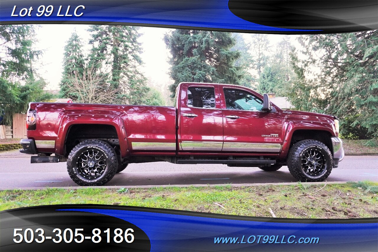 2015 GMC Sierra 2500HD SLT 4X4 6.6L Duramax Heated AC Leather LONG BED  Lifted Fuel Wheels BFG Tires Tinted Windows 2 OWNERS - Photo 8 - Milwaukie, OR 97267