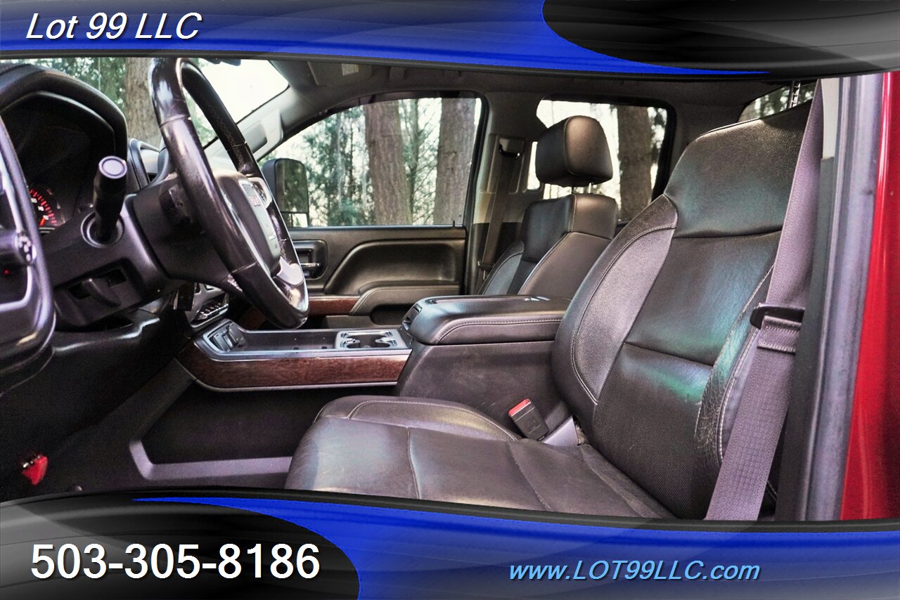 2015 GMC Sierra 2500HD SLT 4X4 6.6L Duramax Heated AC Leather LONG BED  Lifted Fuel Wheels BFG Tires Tinted Windows 2 OWNERS - Photo 13 - Milwaukie, OR 97267